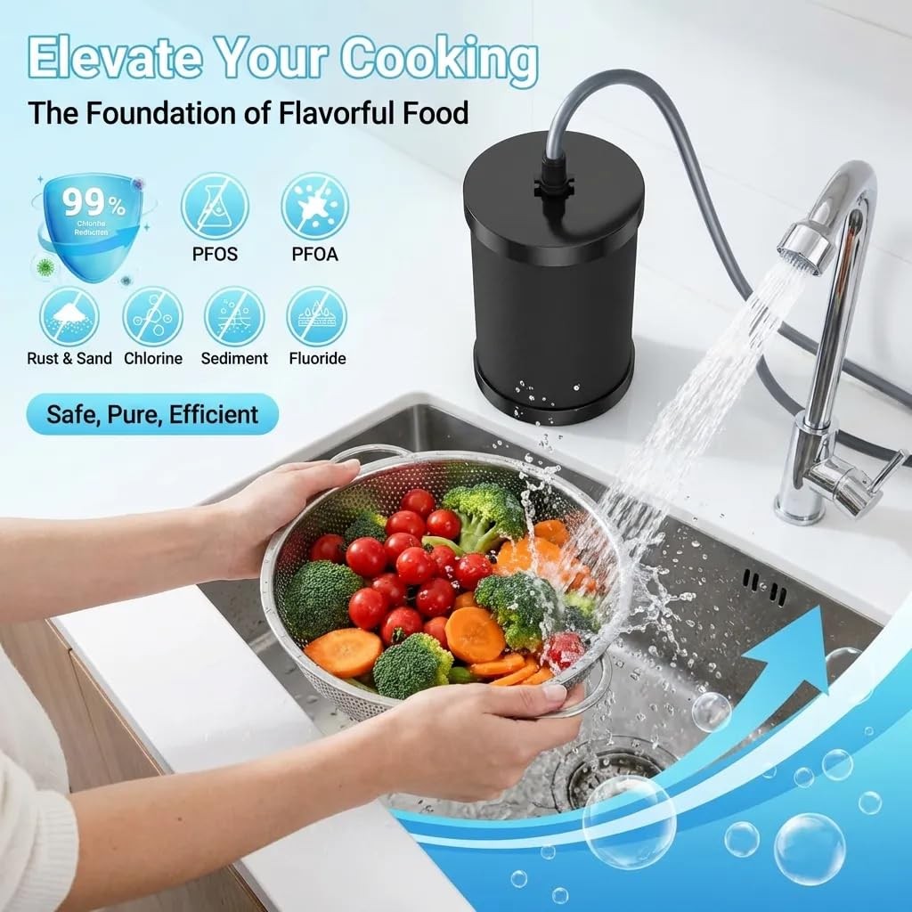 2-Pack Pro Black Water Filter Replacement, NSF/ANSI 42 Certified, 5,000 Gallo…