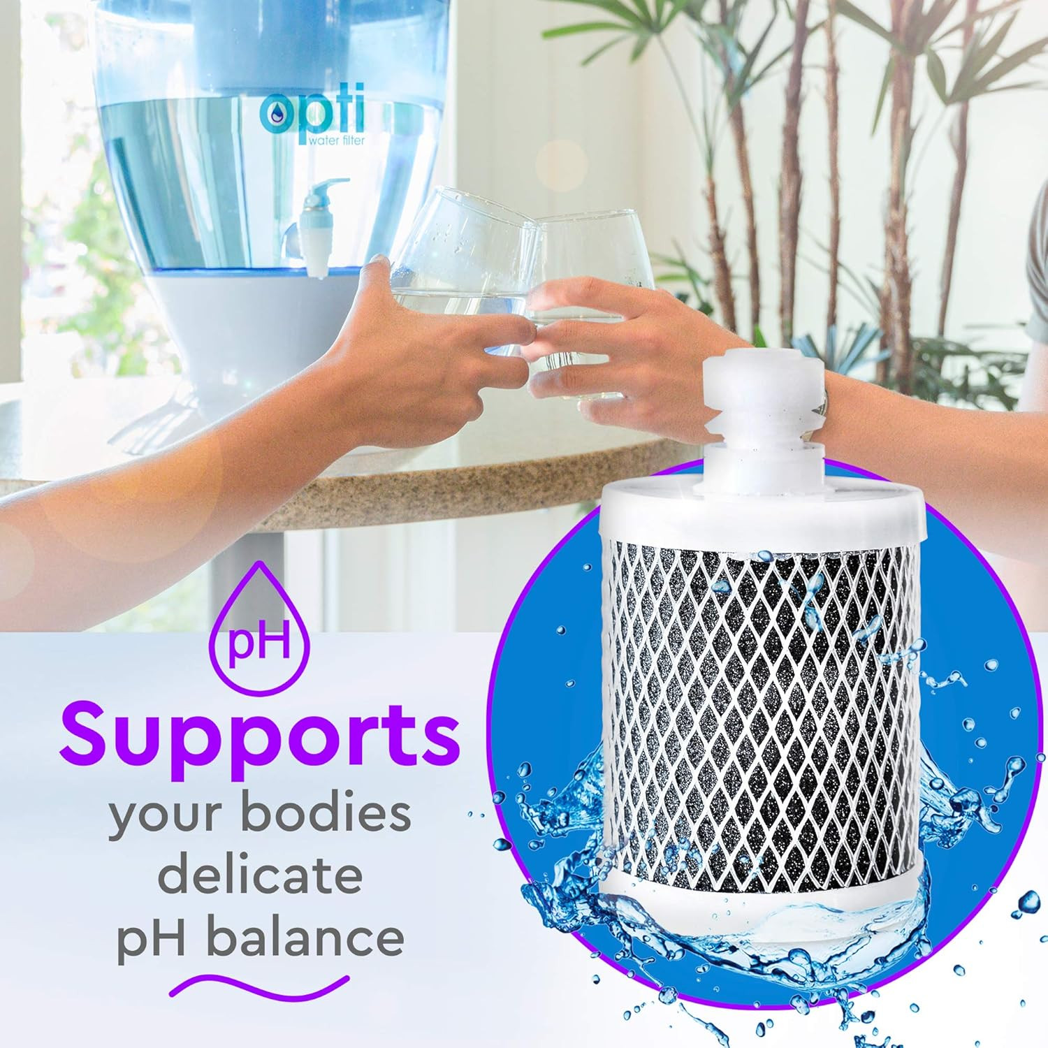 OPTI Drop Alkaline Filter 200 Gallons for Water Purifier