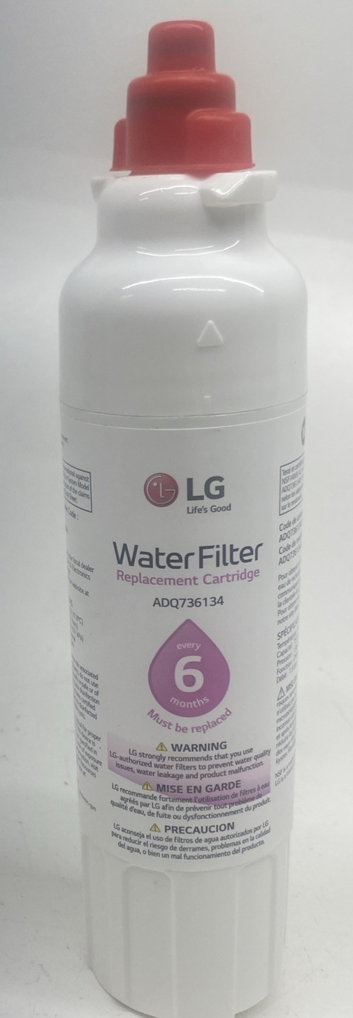 1 LG LT800P Refrigerator Replacement Water Filter New Fit ADQ736134, White