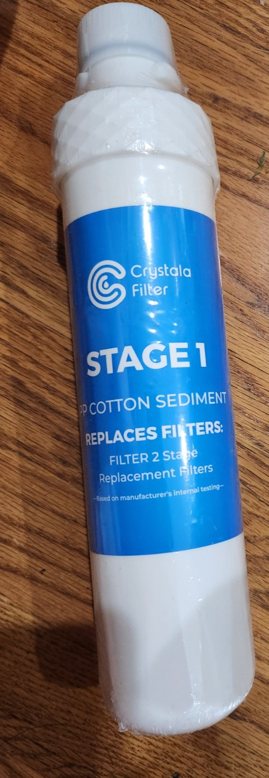 Crystala Filter Stage 1 Cotton Sediment Replacement Filter 2-Stage