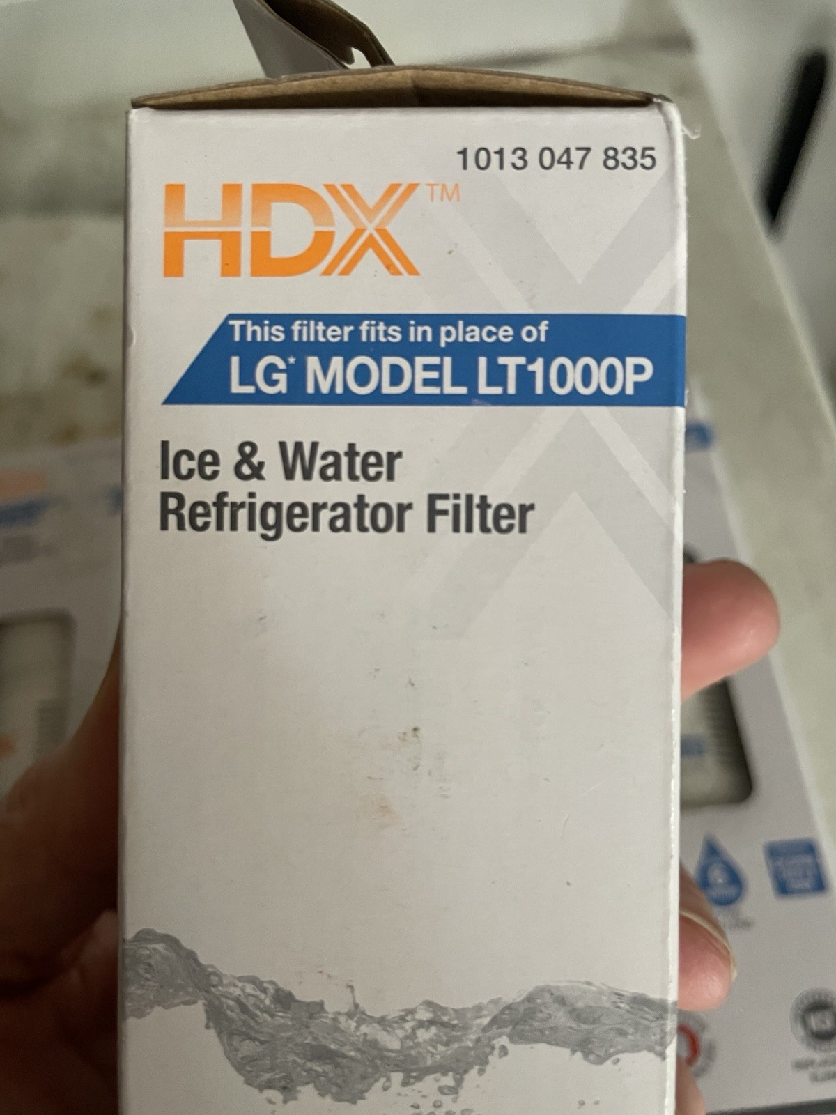 SET OF 6! HDX EQL-1-S Standard Refrigerator Water Filter Replacement LG LT1000P