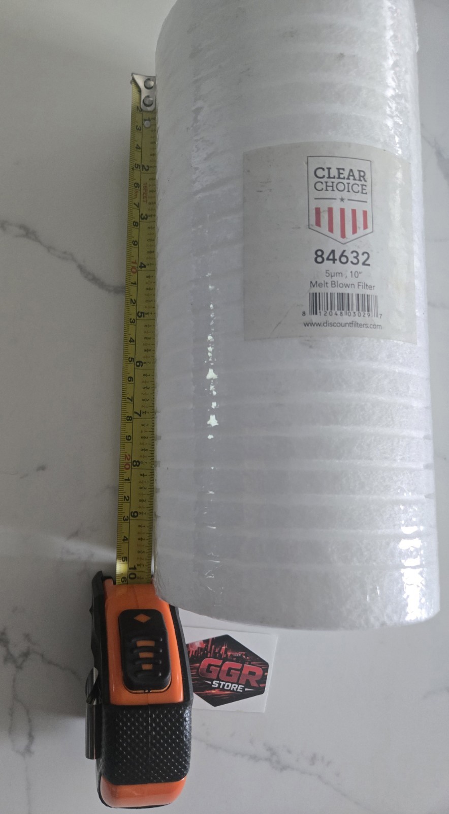 WATER FILTER by CLEAR CHOICE #84632 Melt Blown Filter 10 in