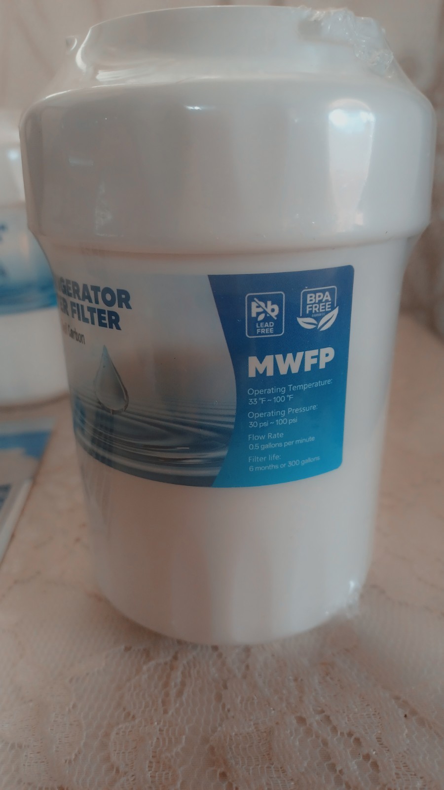 2 Ct. REFRIGERATOR WATER FILTERS MWFP