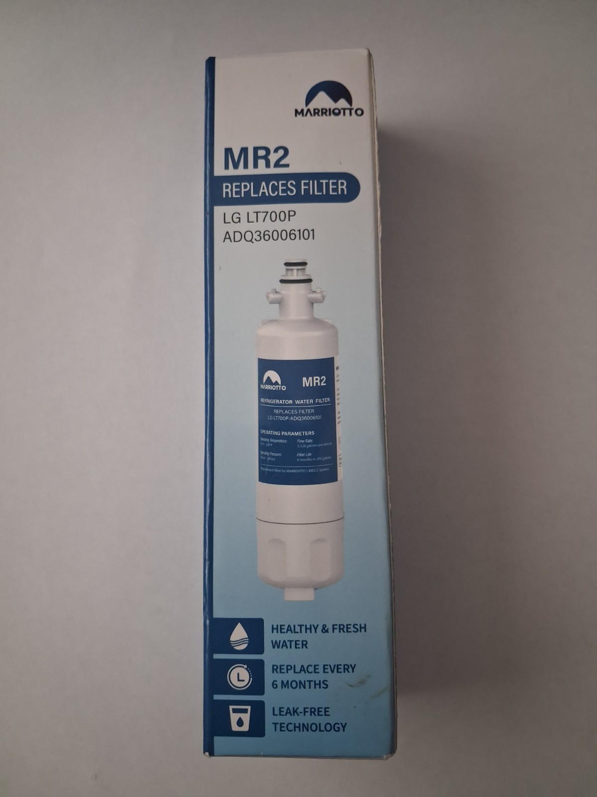 Mariotto MR2 Refrigerator Water Filter LG LT700P ADQ36006101
