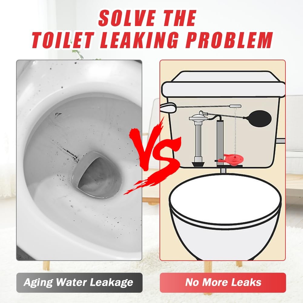 2pcs 3inch Toilet Flapper Replacement Universal Toilet Flush Valve Replacemen…