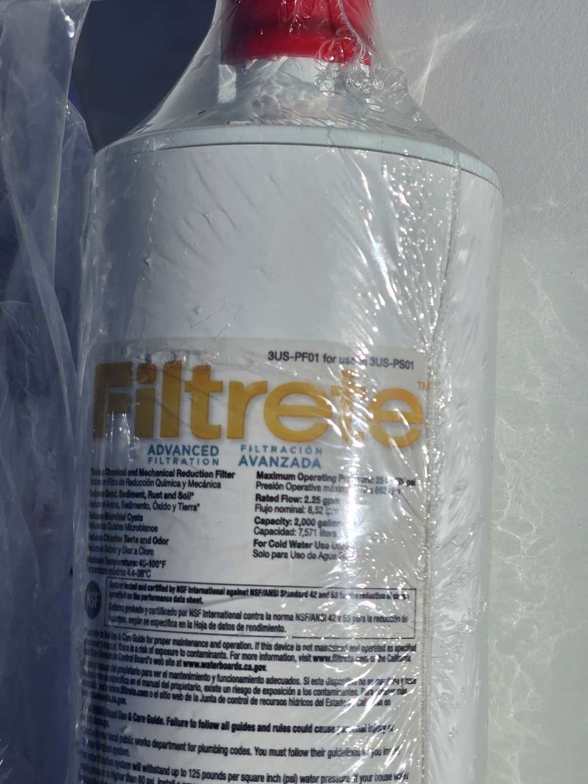 Filtrete Filter Advanced Under Sink Quick Change Water Filtration System 3USPS01