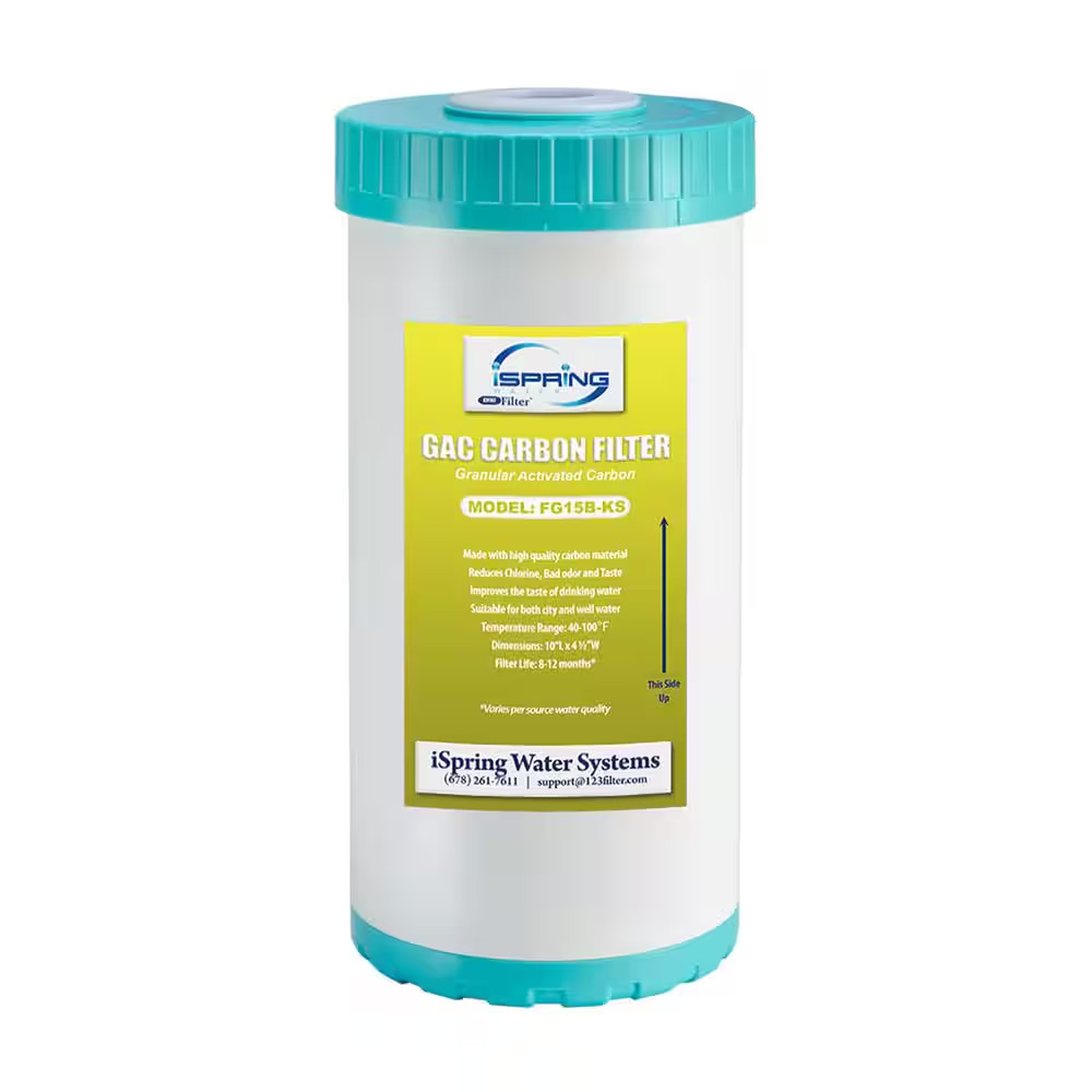 10 In. X 4.5 In. Premium GAC and KDF Carbon Filter Replacement Water Filter Cart