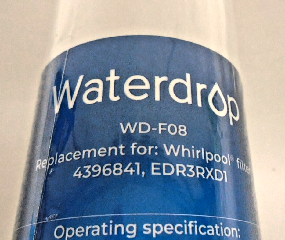 Lot of 2 Replacement Refrigerator Water Filters WD-F08 New Sealed Free Shipping