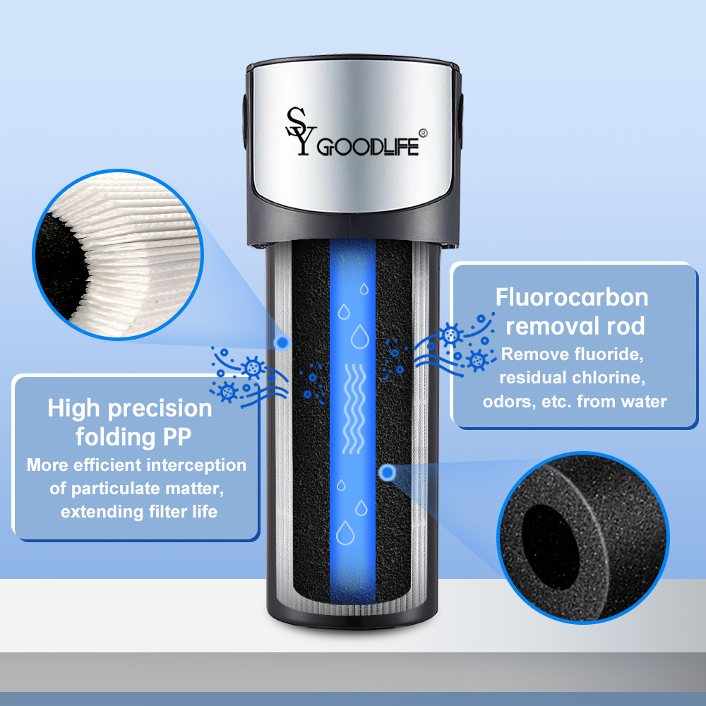 SY GOODLIFE Q5-F Direct Connect Remove Flouride Under Sink Water Filter System