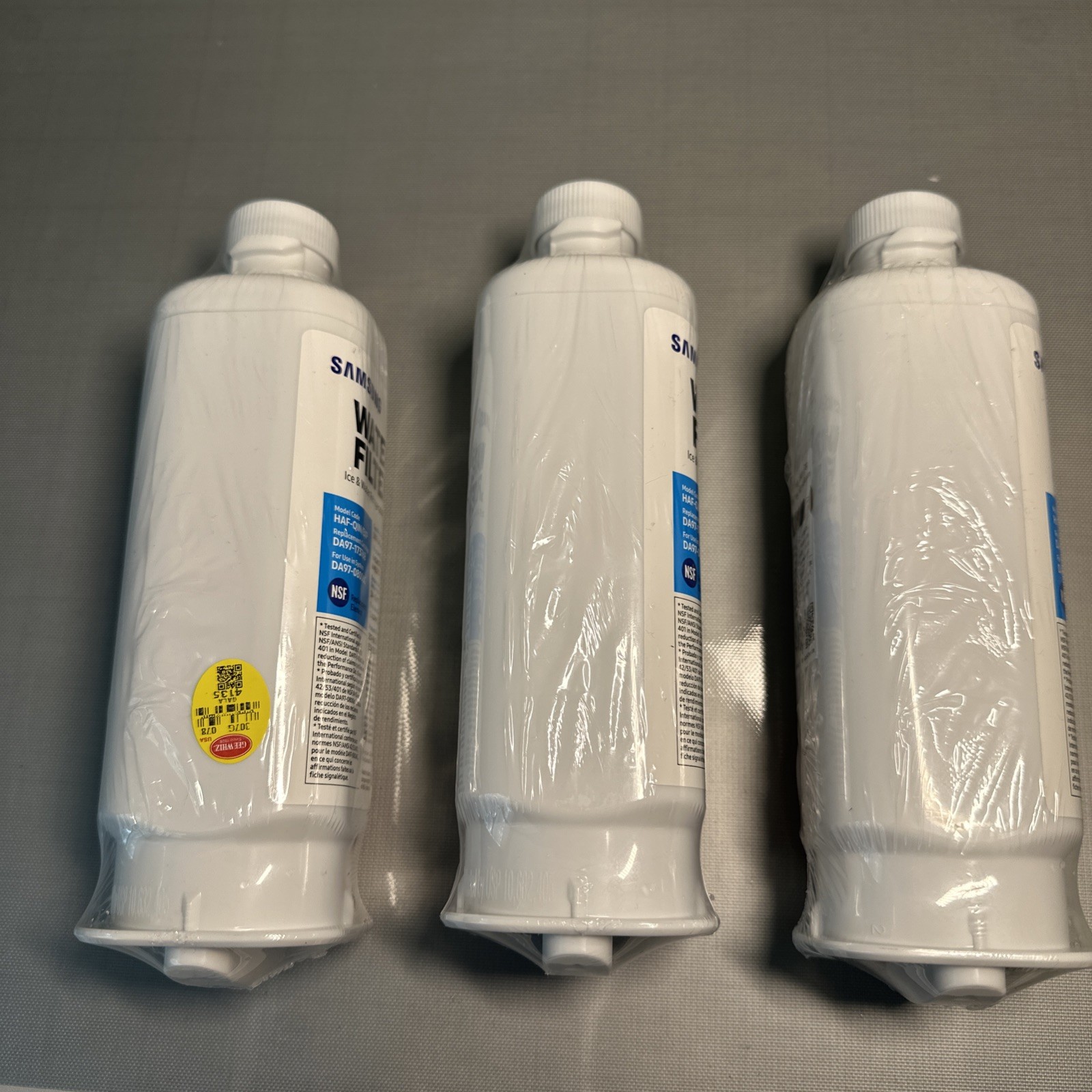 Samsung DA97-17376B HAF-QIN/EXP Refrigerator Water Filter 6 mos/300 gal 3 PACK
