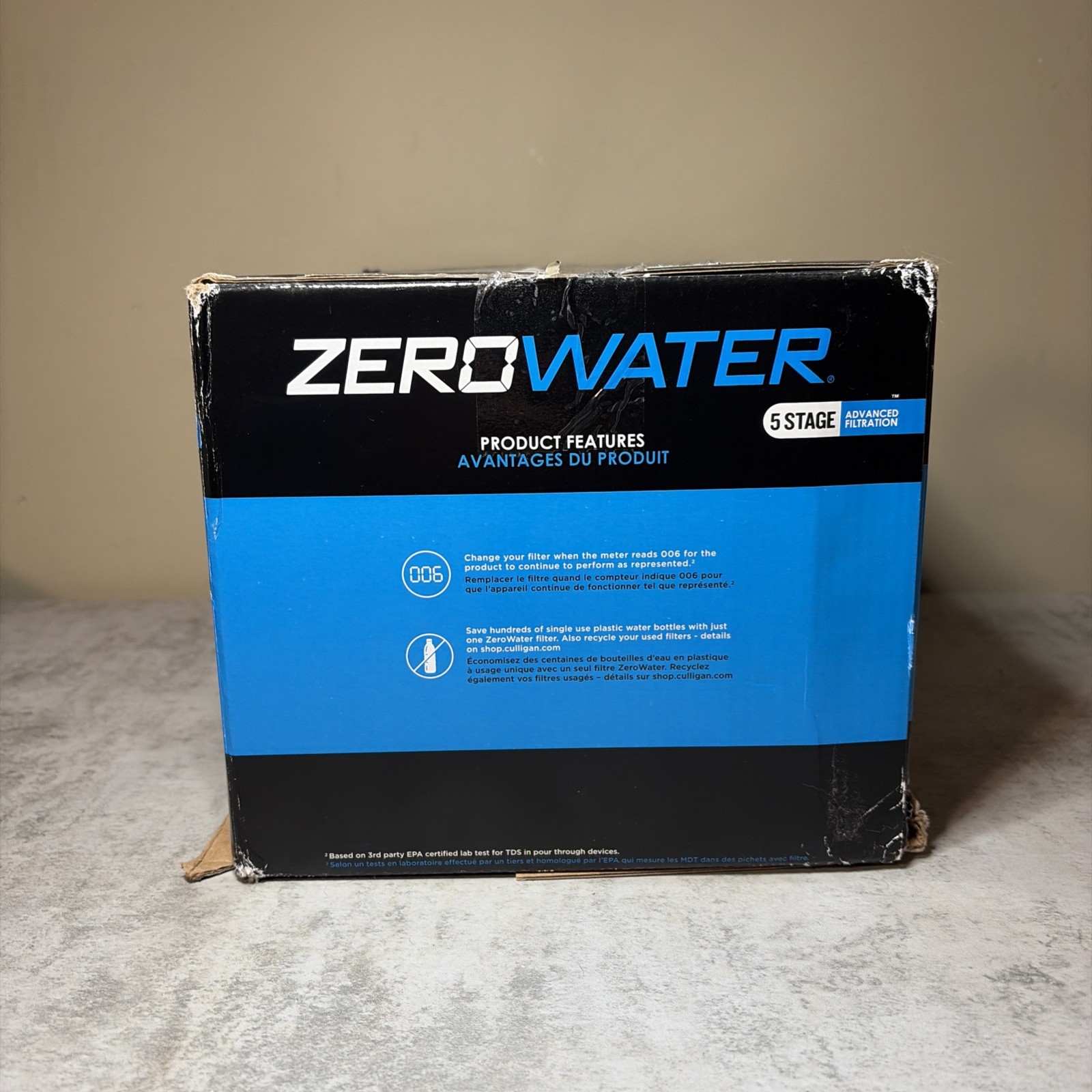 ZeroWater Replacement Water Filters 6-Pack BPA Free 5 Stage Brand New ZR-006-tg
