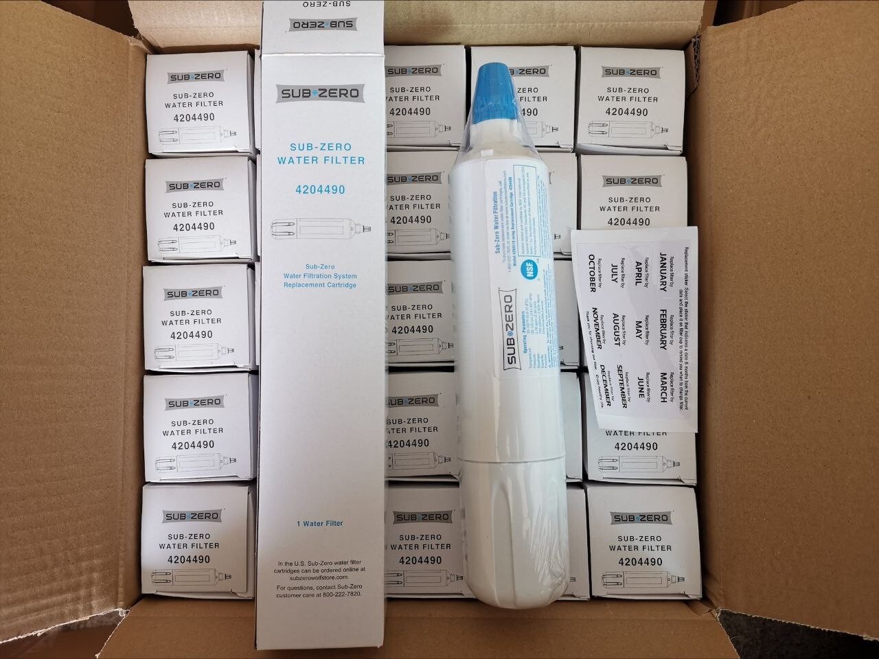 2 Packs SUB-ZERO 4204490 Refrigerator Water Filter