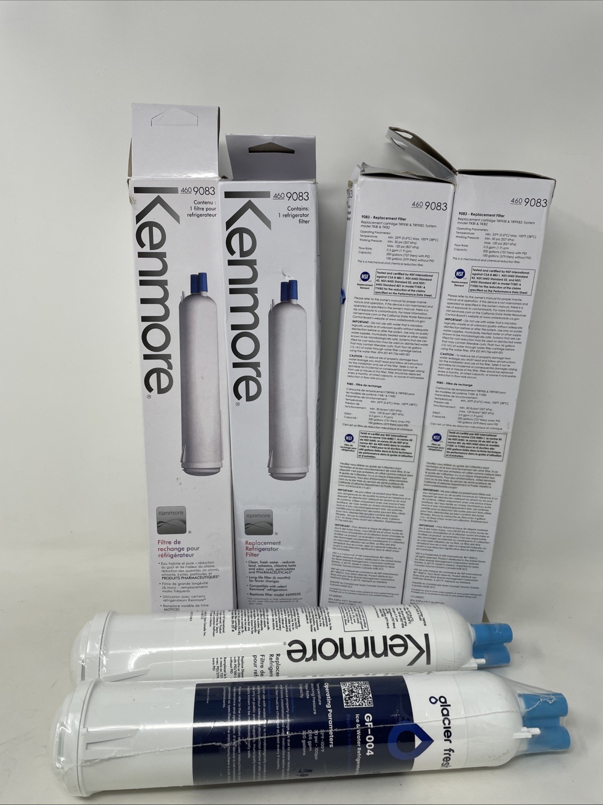 6 Pack Kenmore 9083 469083 9020 Replacement Refrigerator Cartridge Water Filter
