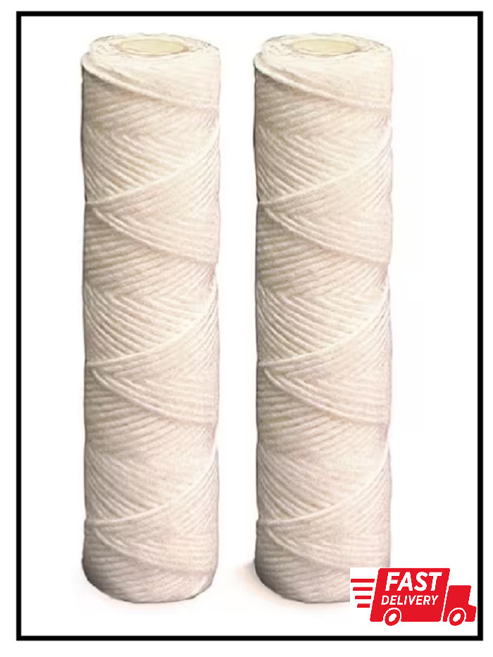 Universal 10-micron Cord Wound Sediment Replacement Cartridge Water Filtration