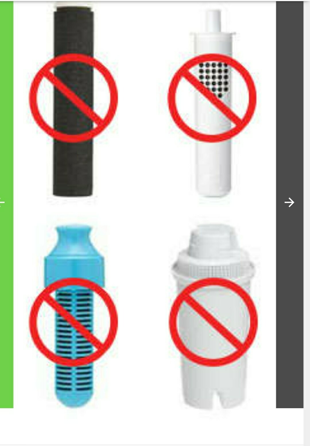 Activated Charcoal Carbon SPORT BOTTLE Filter Packs, Pure Water Distiller GAC X8