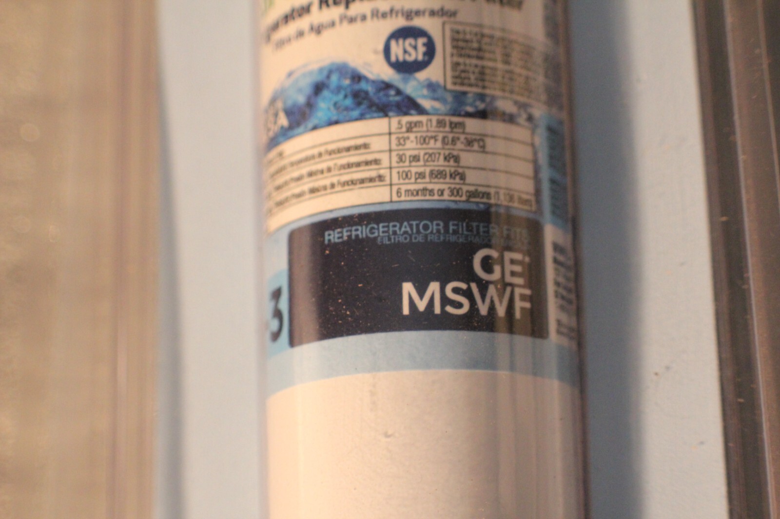 EARTH SMART GE MSWF REFRIGERATOR WATER FILTER G-3
