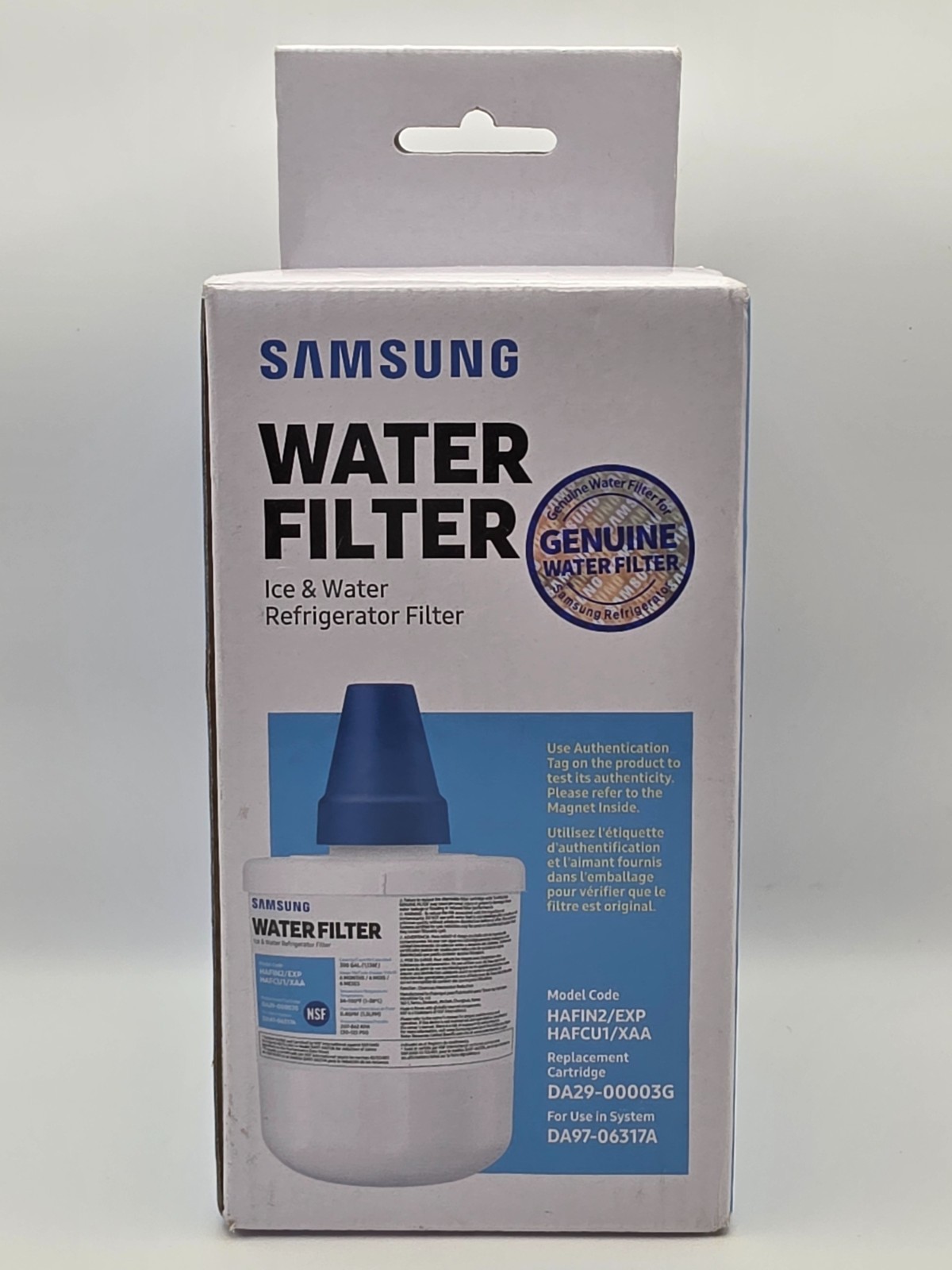 Original Samsung HAFIN2/EXP DA29-00003G Water Filter for Samsung Refrigerator