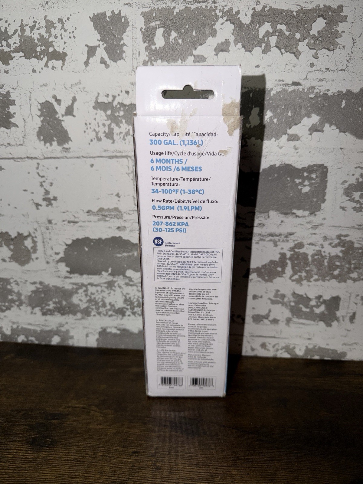 New In Box! – Samsung Water Filter – 300 Gallon – 6 Months – HAF-CIN/EXP