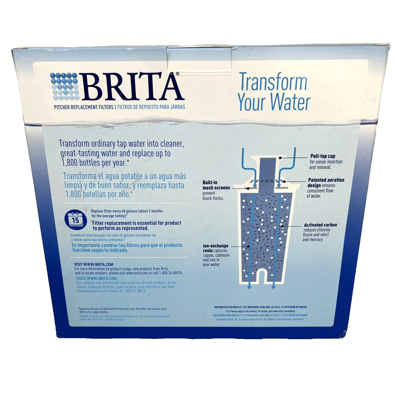 Brita 987554 Replacement Filters 10 Pack Model OB03 ALL SEALED FREE SHIP