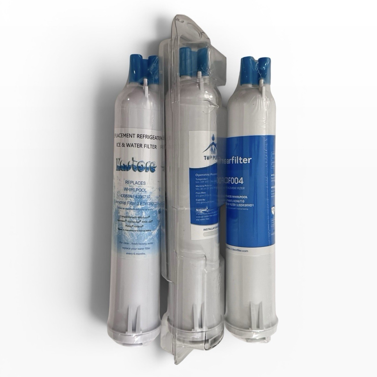 Refrigerator Filter 4396841 4396710 Lot Of 3