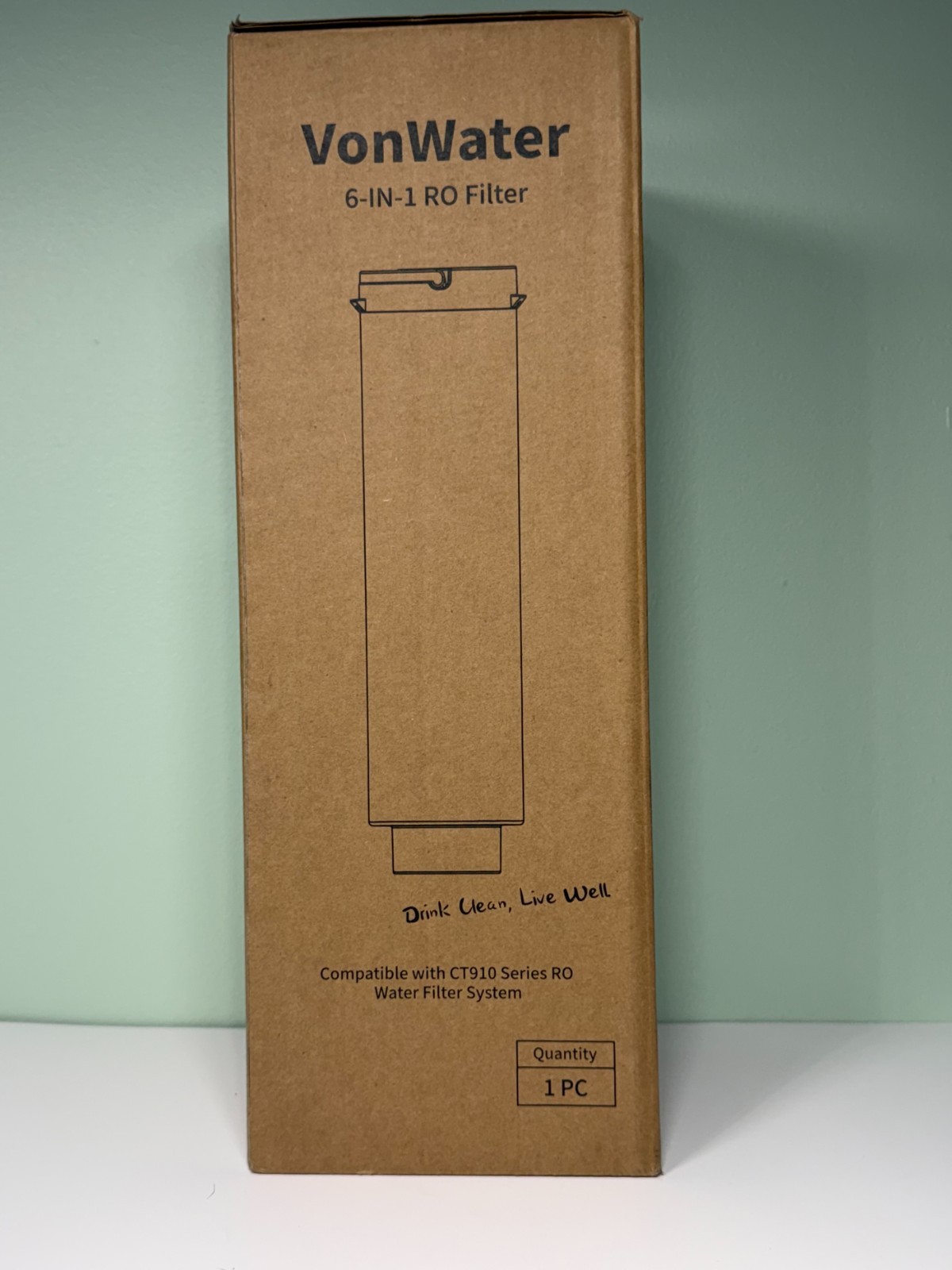 VonWater RO 6-in-1 RO Filter Compatible with CT910 Series RO Water Filter System