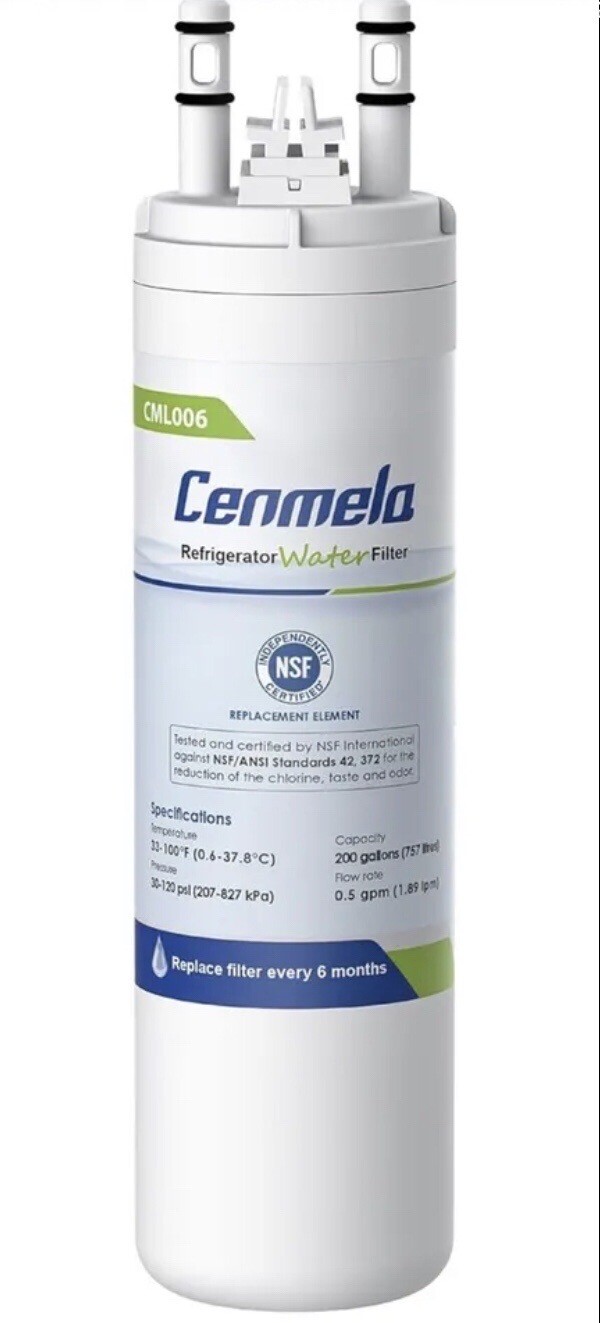 [1-Pack] Cenmela CML006 200 Gallons Compatible with Frigidaire WF3CB