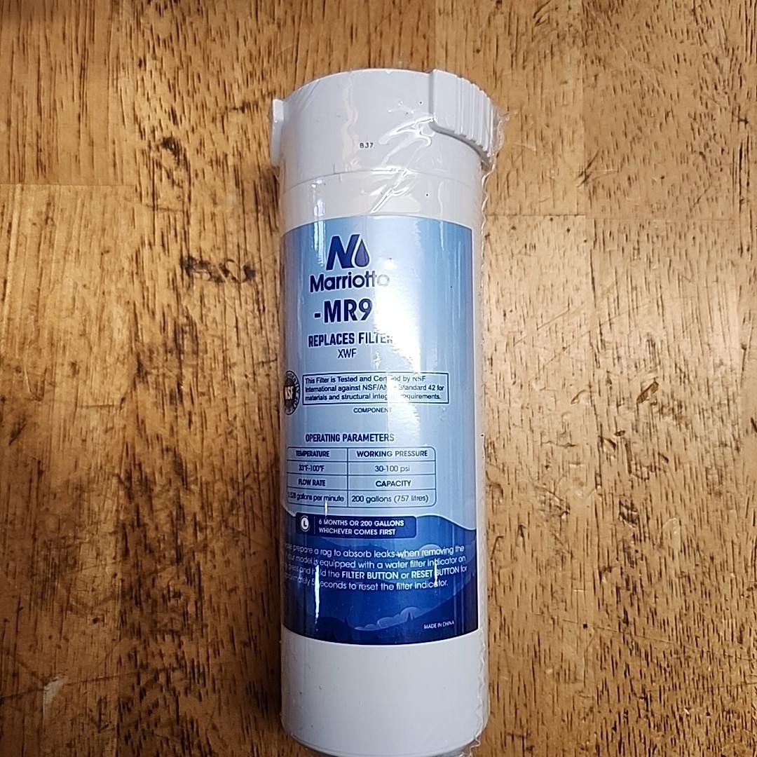 MARRIOTTO MR9 Refrigerator Water Filter Replacement for GE XWF Sealed pack of 1
