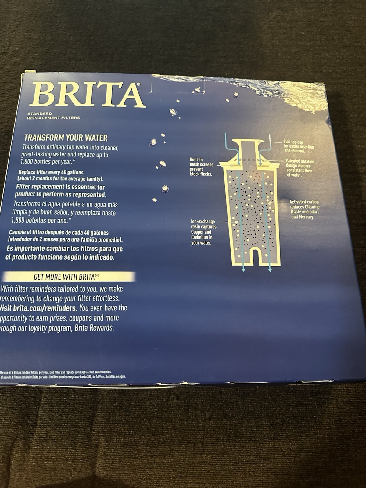 Brita 987554 Standard Replacement Filters 10 pack Missing 3 Total 7