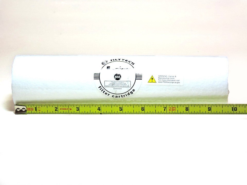 5-Micron 10″x2.5″ Sediment Water Filter Cartridge Sealed In Factory Packaging