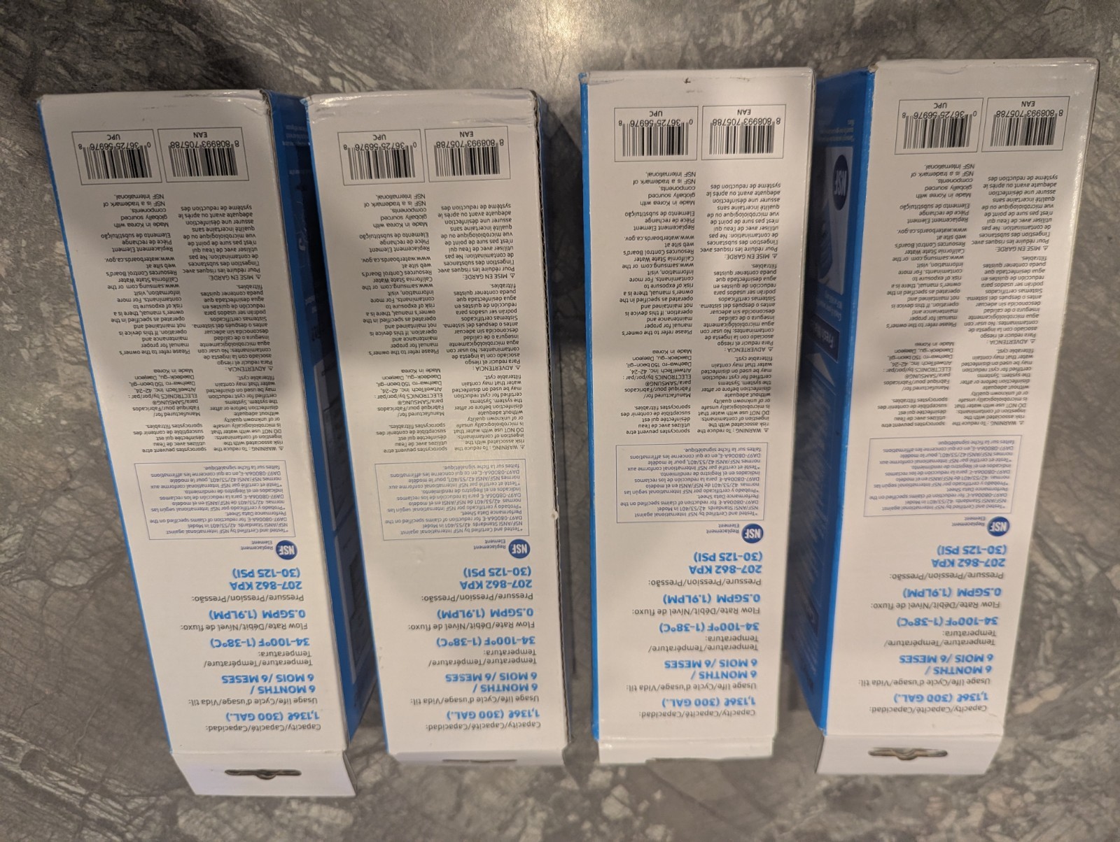 Genuine Samsung Refrigerator Water Filter HAF-CIN/EXP DA29-00020B- Lot Of 4 NEW