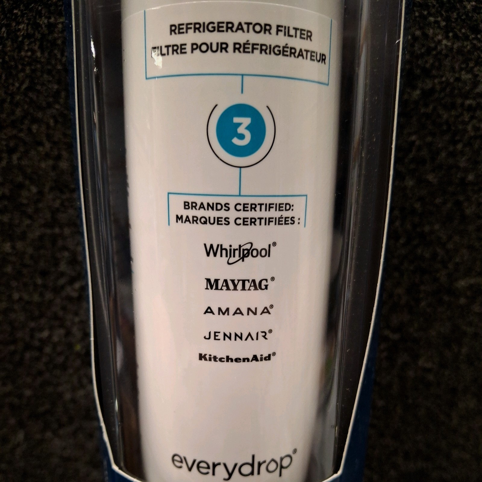 Everydrop Replacement ICE & WATER Refrigerator Filter #3 New Sealed