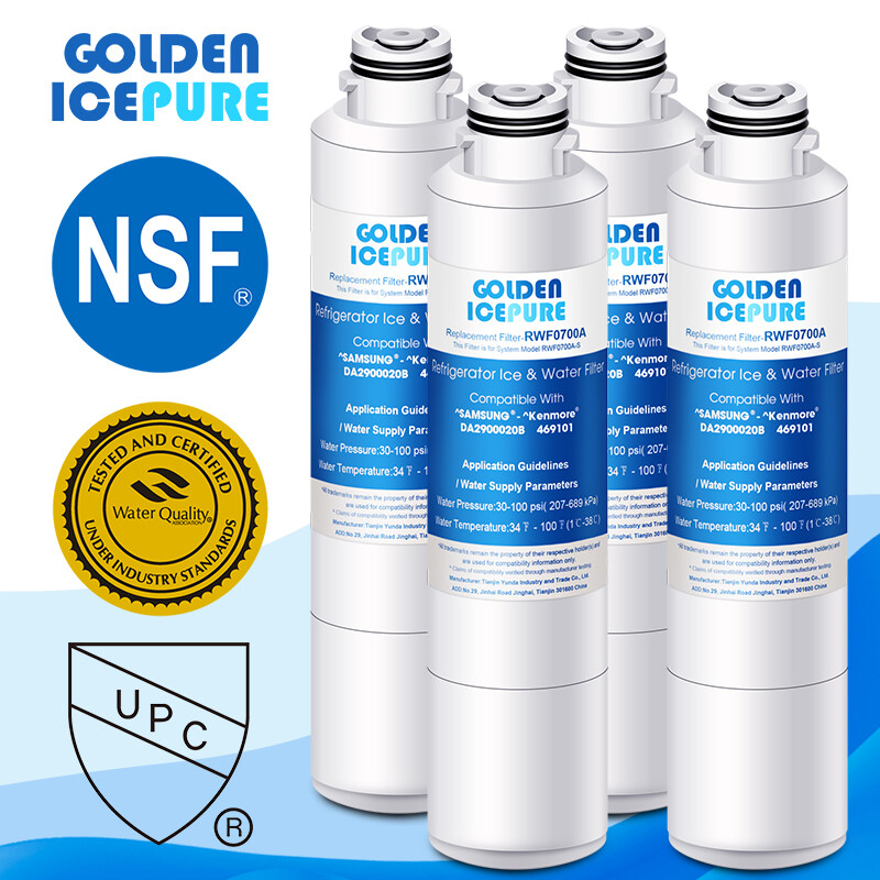 Fit For Samsung DA29-00020B RF28N9780SG DA-97-08006A-1 HAFCIN Water Filter 4Pack