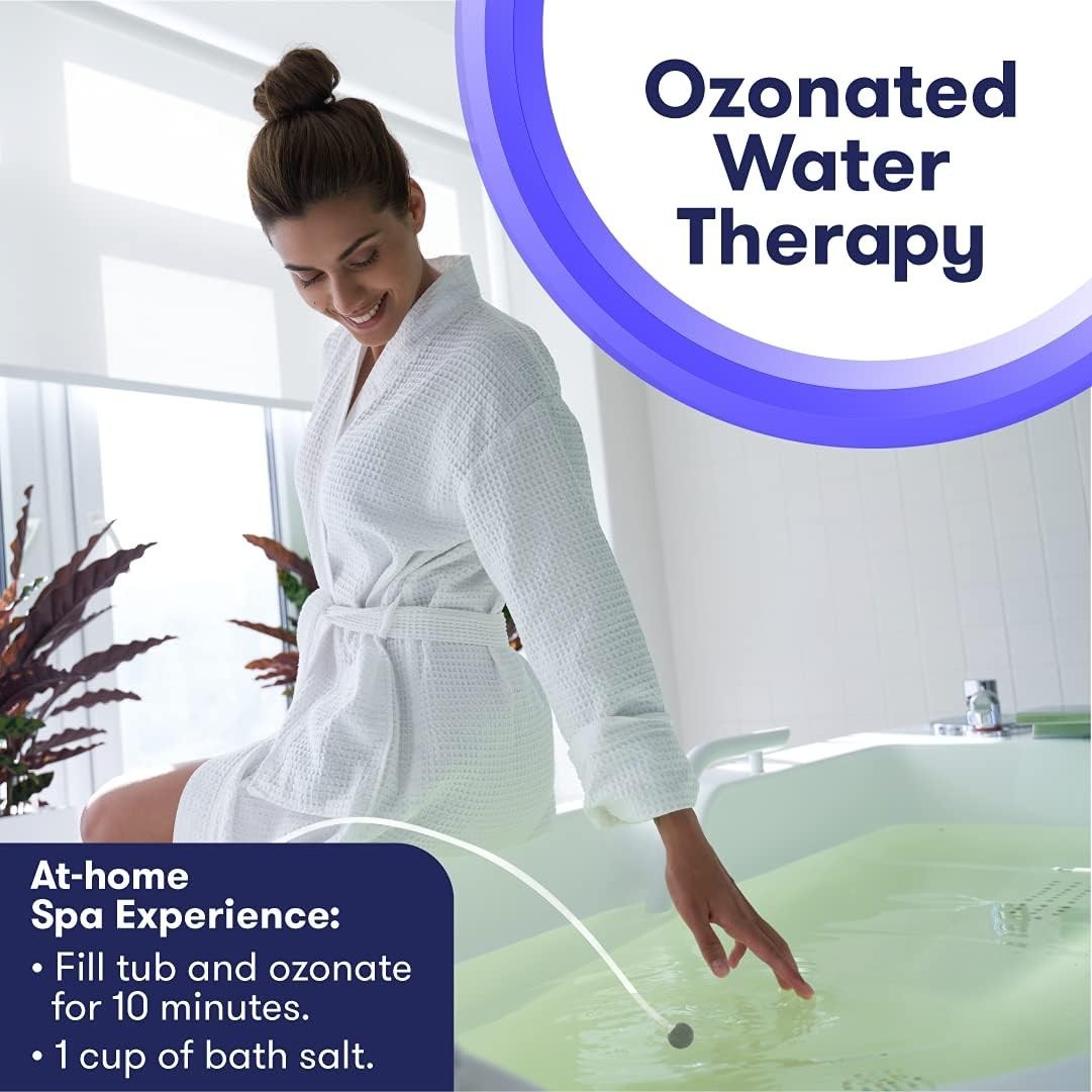 Compact Water Ozonator & Odor Eliminator – 600 mg/h for Home & Kitchen