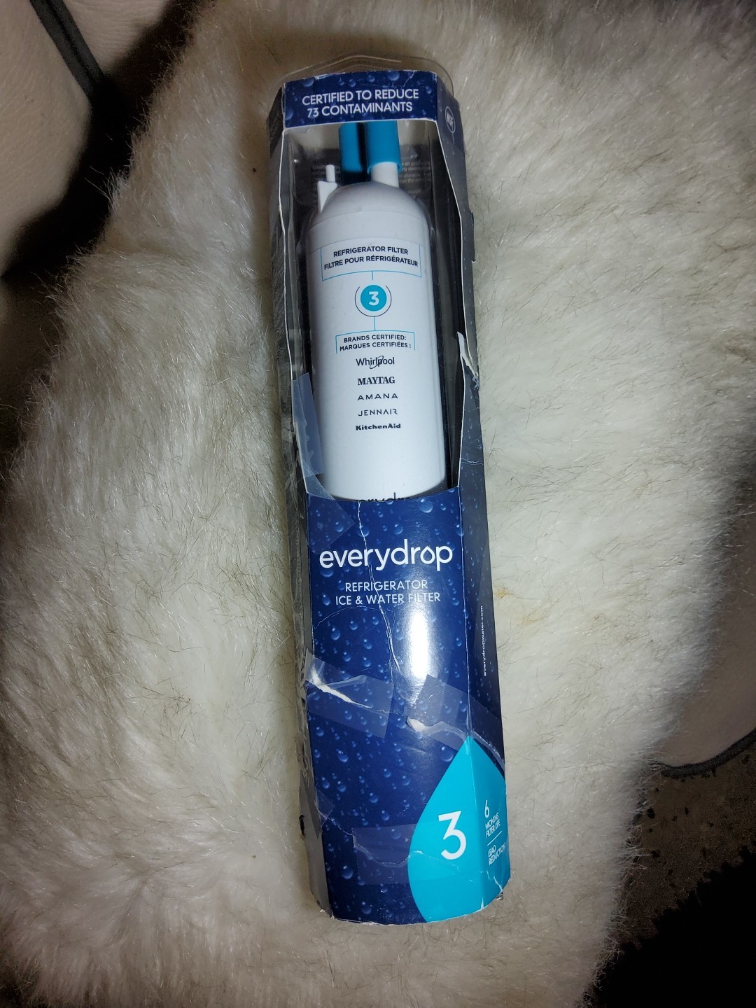 EveryDrop Pur Ice And Water Refrigerator Filter 3. New/Sealed ΕDR3RXD1. P1WB2
