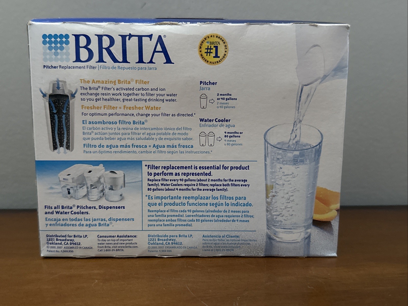 New GENUINE BRITA Water Filter Pitcher Replacement Filters 3 Count Pack Sealed