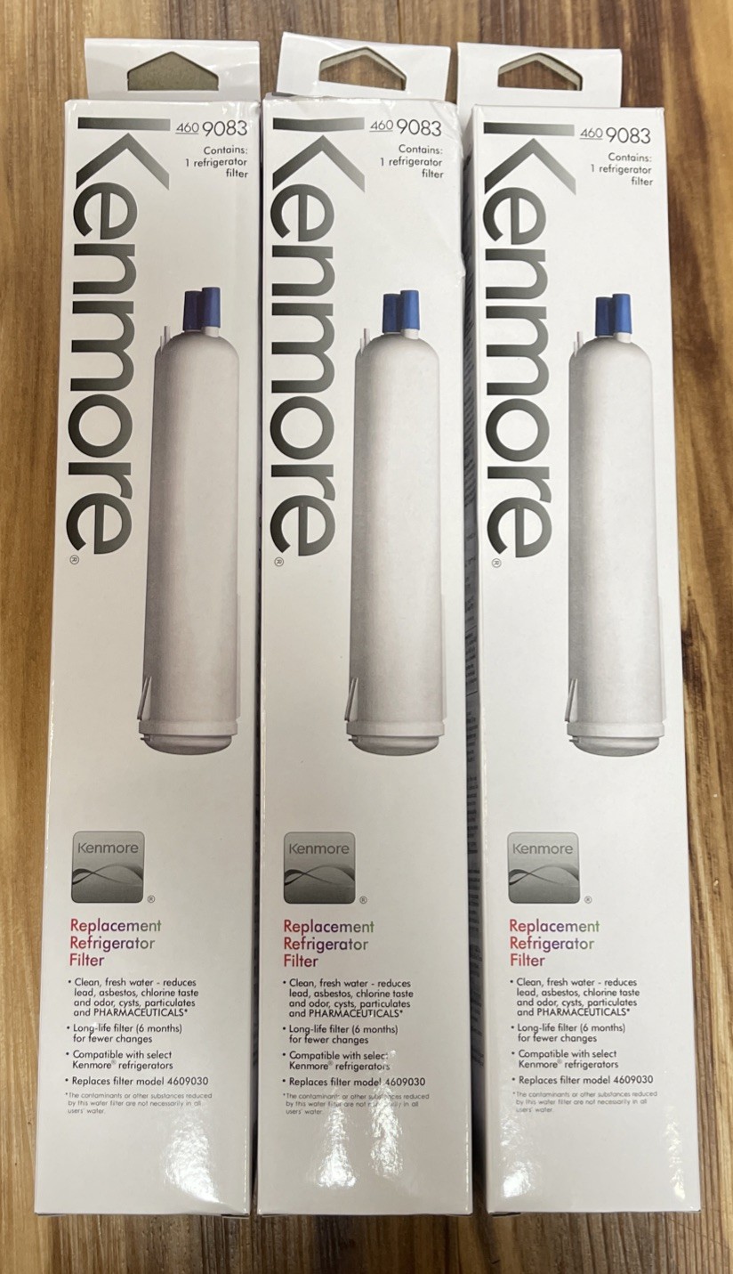 Kenmore Replacement Refrigerator Filter 460 9083 Model 4609030 (3 Filters Bundle