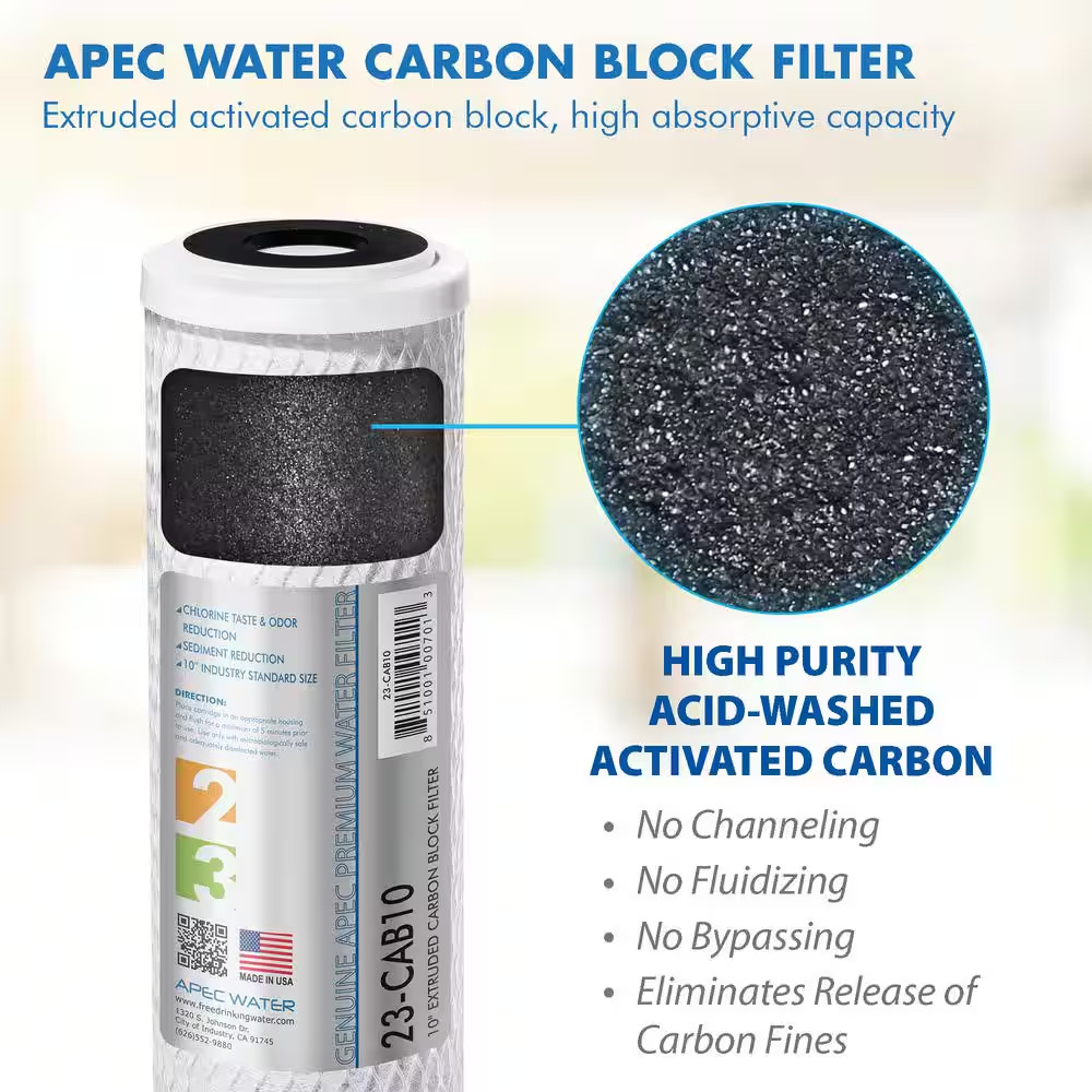 Ultimate 10 In. Super Capacity 3-Stage Replacement Pre-Filter Set (Bundle of 2 S