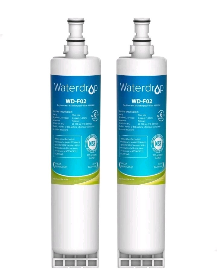 Waterdrop 4396508 Replacement for Whirlpool® 4396510, EDR5RXD1, NLC240V,…