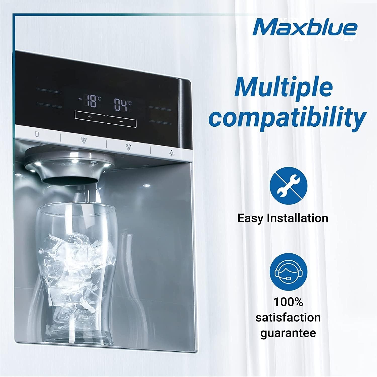 Maxblue LT1000PC Replacement for LG® LT1000P® Refrigerator Water Filter, 3 PACK