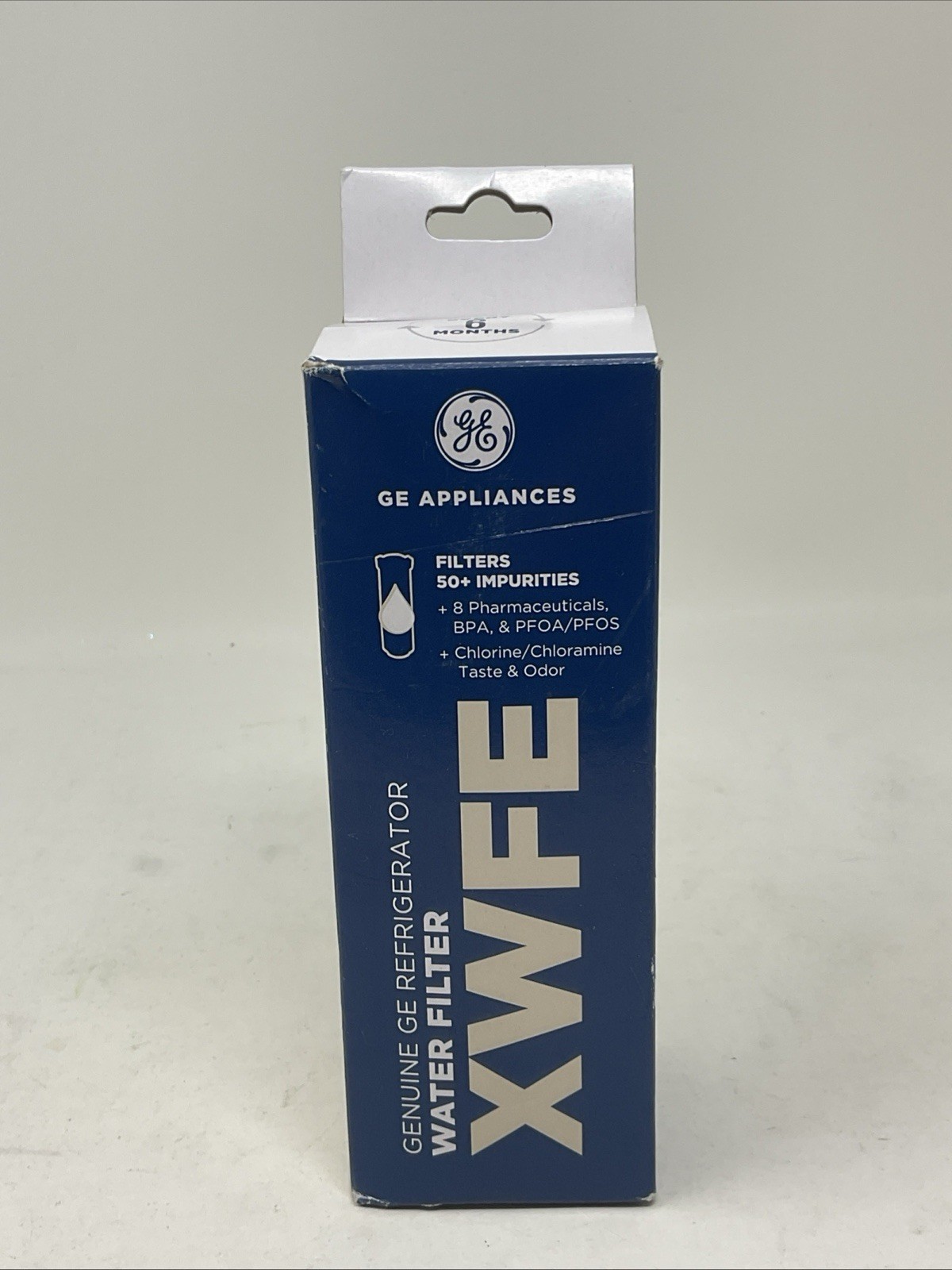 GE XWFE Refrigerator Water Filter Genuine Replacement, New Sealed No Chip