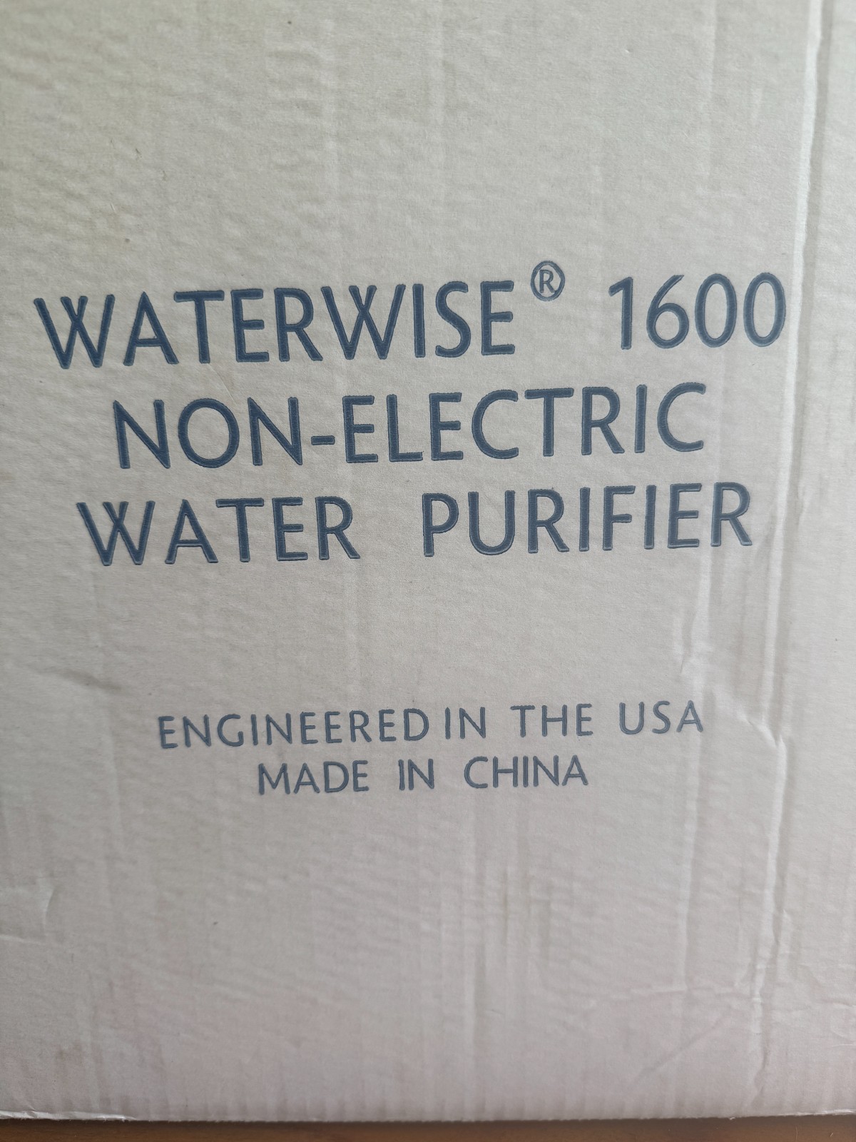 Waterwise 1600 Non Electric Water Distiller Purifier Stainless Steel NIB