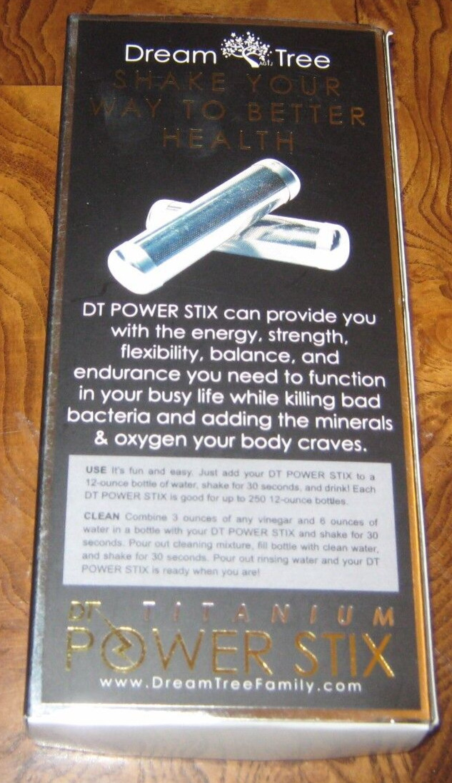 Dream Tree Titanium Gold Power Stix – Create Alkaline Water