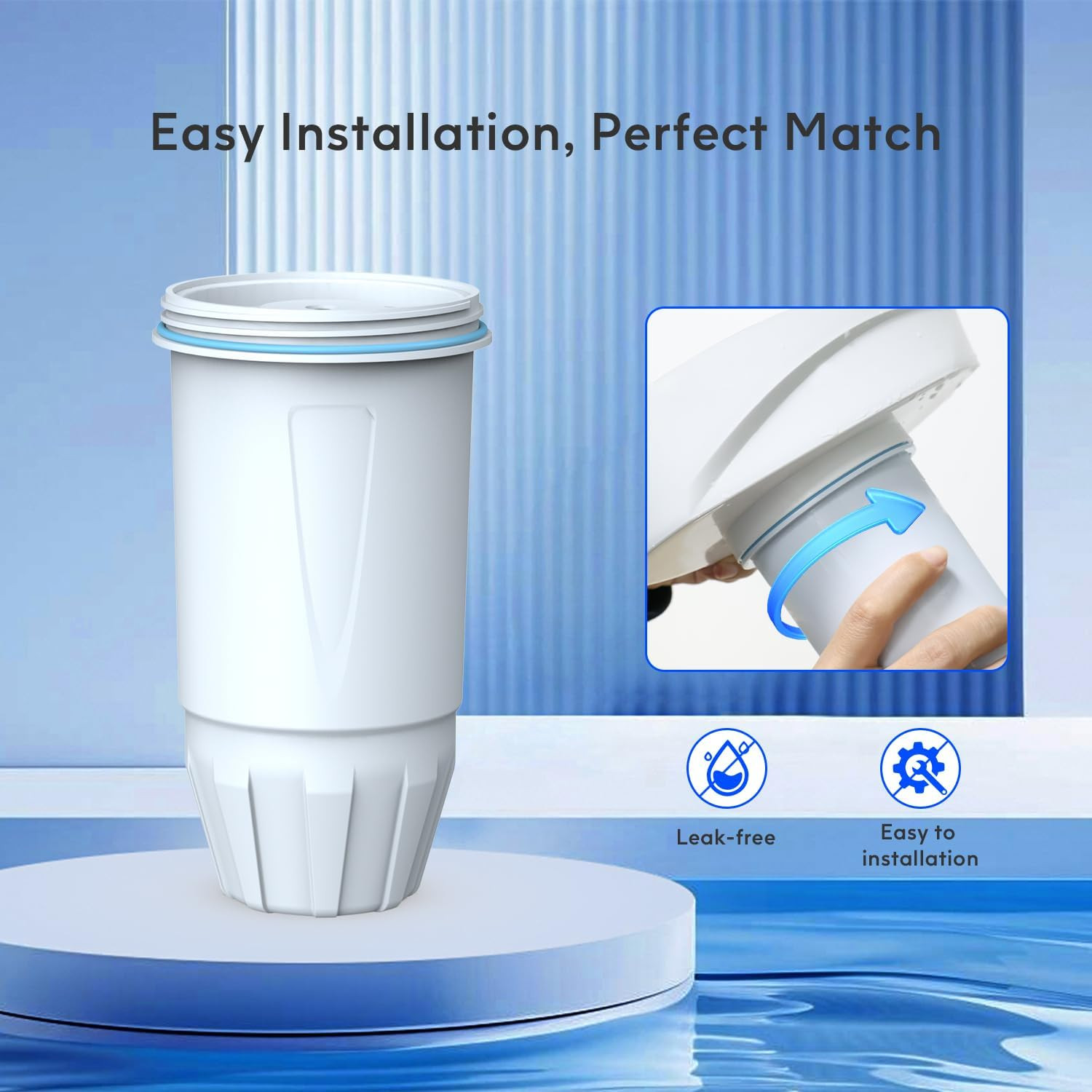 Water Filter ZR-001 ZR-003 ZP-600 ZR-017 4 Pack