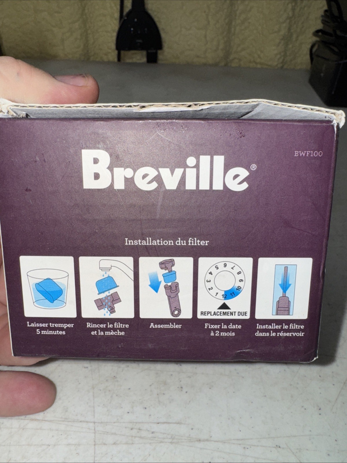 Breville Replacement Water Filters BWF100 Sealed Set Of 6 1 Year Supply
