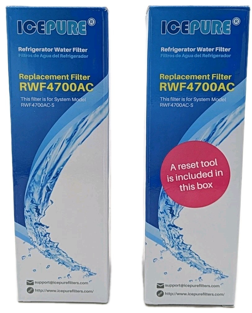 2 Ct. Icepure RWF4700AC Refrigerator Water Filters