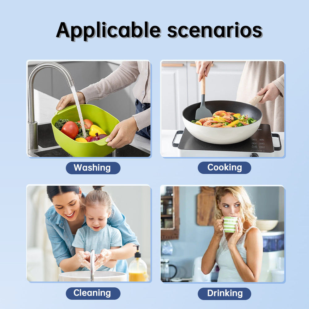 SY GOODLIFE Q5-F Direct Connect Remove Flouride Under Sink Water Filter System