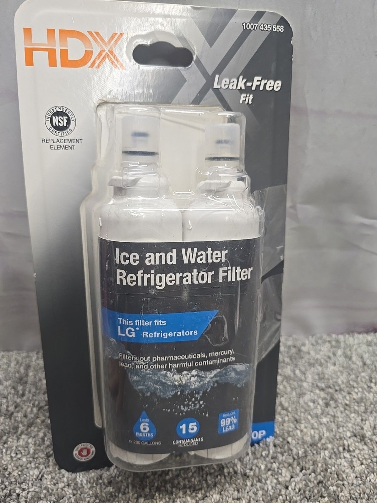 HDX FML-4 Premium Refrigerator Water Filter Replacement For LG LT800P (2-Pack)