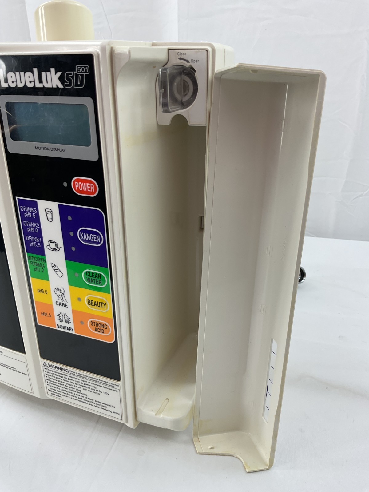 Kangen LeveLuk SD501 Water Ionizer 7-Plate Alkaline Machine – Cosmetic Crack