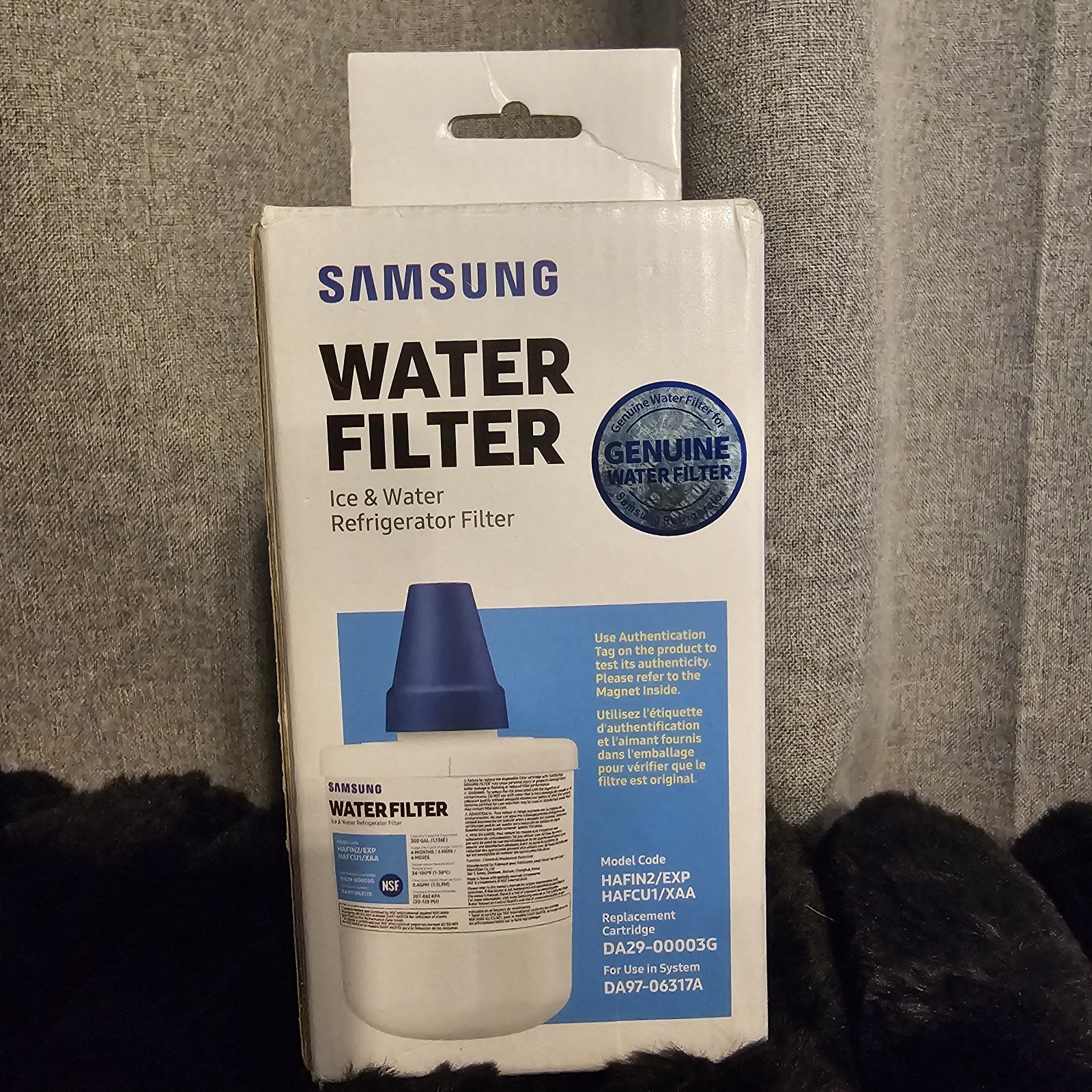 Samsung Genuine Filter for Refrigerator Water and Ice DA29-00003G Carbon Block