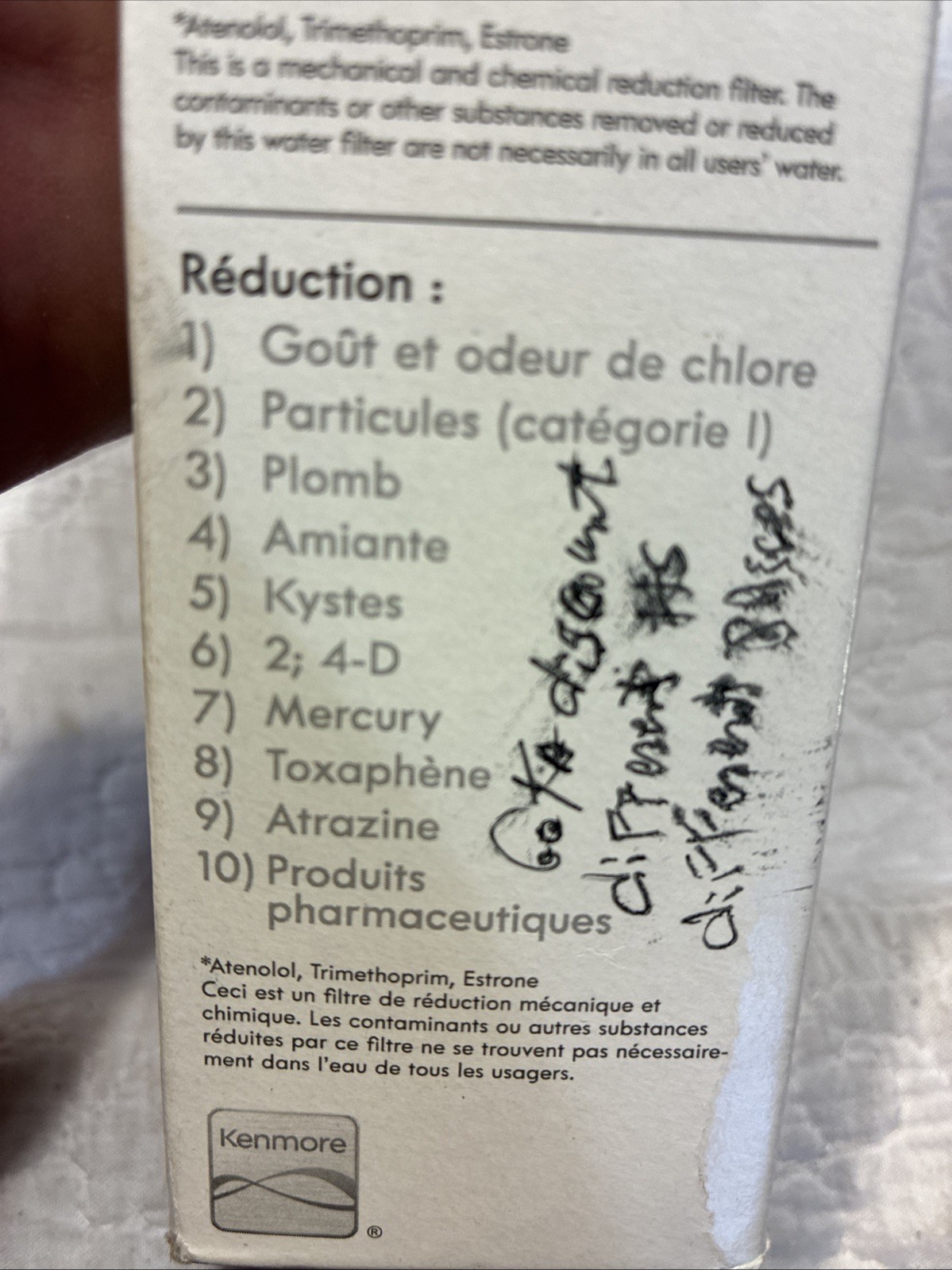 Kenmore 9085 Replacement Refrigerator Water Filter (469085)